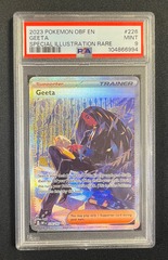 PSA 9 MINT Geeta 226/197 Obsidian Flames Pokemon Graded Card